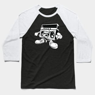 Graffiti boombox - MONO Baseball T-Shirt